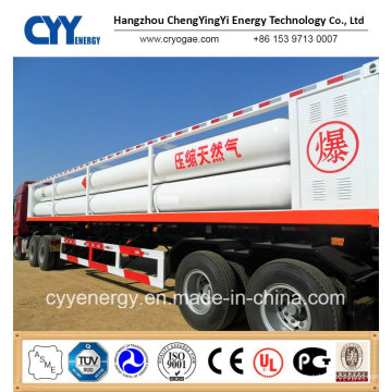 China 2015 Tanker LNG Flüssig Sauerstoff Stickstoff Argon Kohlendioxid Semi Trailer